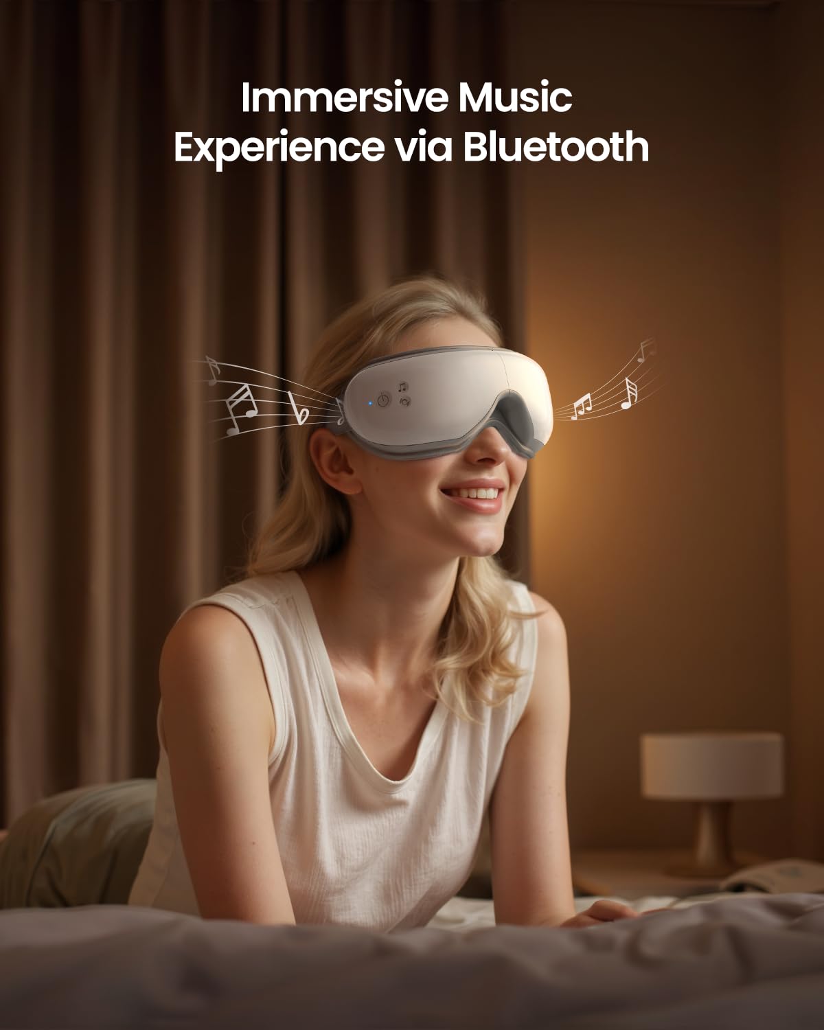 RENPHO Eye Massager with Heat, Mothers Day Birthday Gifts for Women, Her, Men, Him, FSA Eligible HSA Items Lists, Sleep Mask with Remote Compress, Head Massager for Migraine Relief Stye Eye Eyeris 1 - Image 3