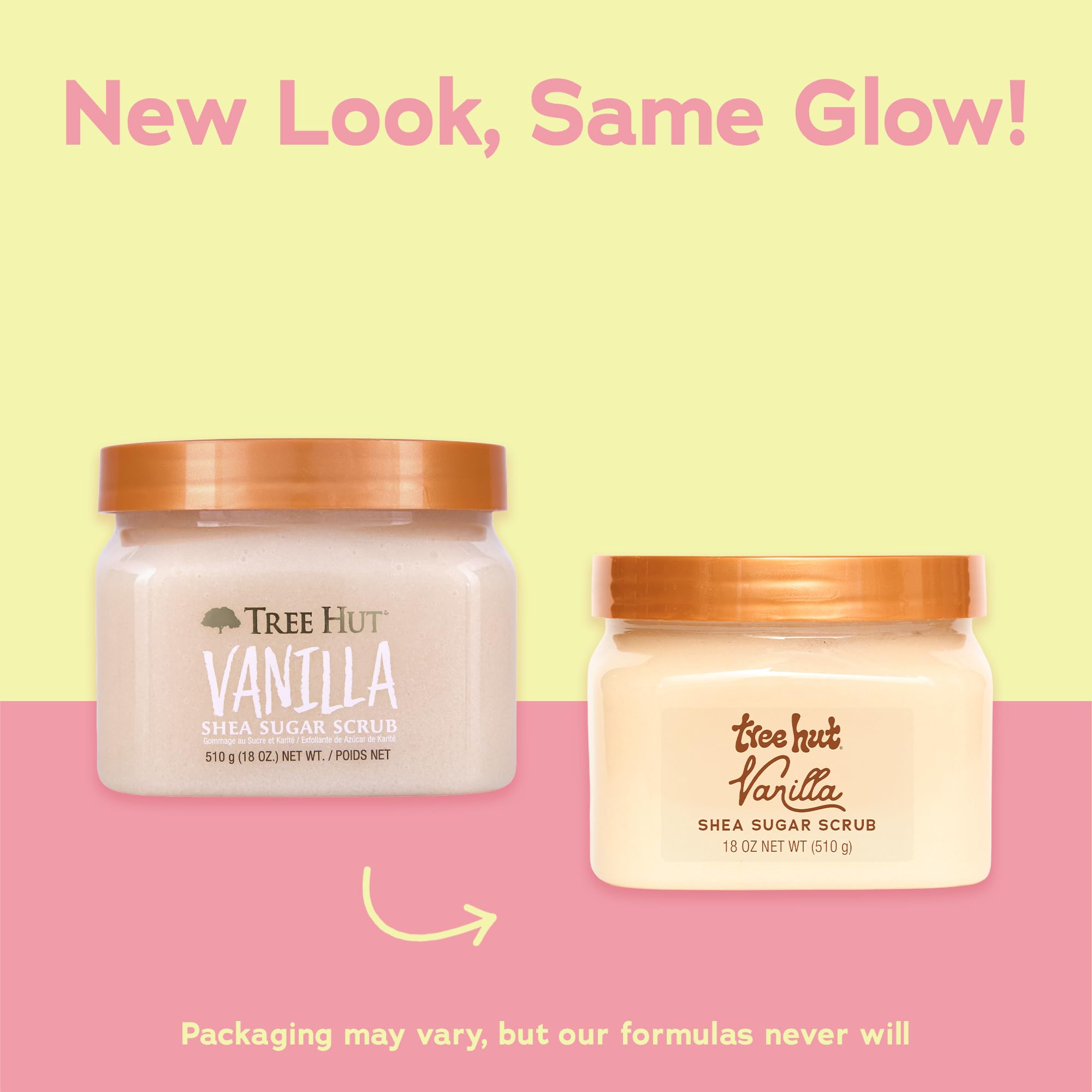 Tree Hut Vanilla Shea Sugar Scrub, Exfoliating & Hydrating Body Scrub with Shea Butter & Essential Oils, Smooth Skin, For All Skin Types, Vegan, 18 oz - Image 9
