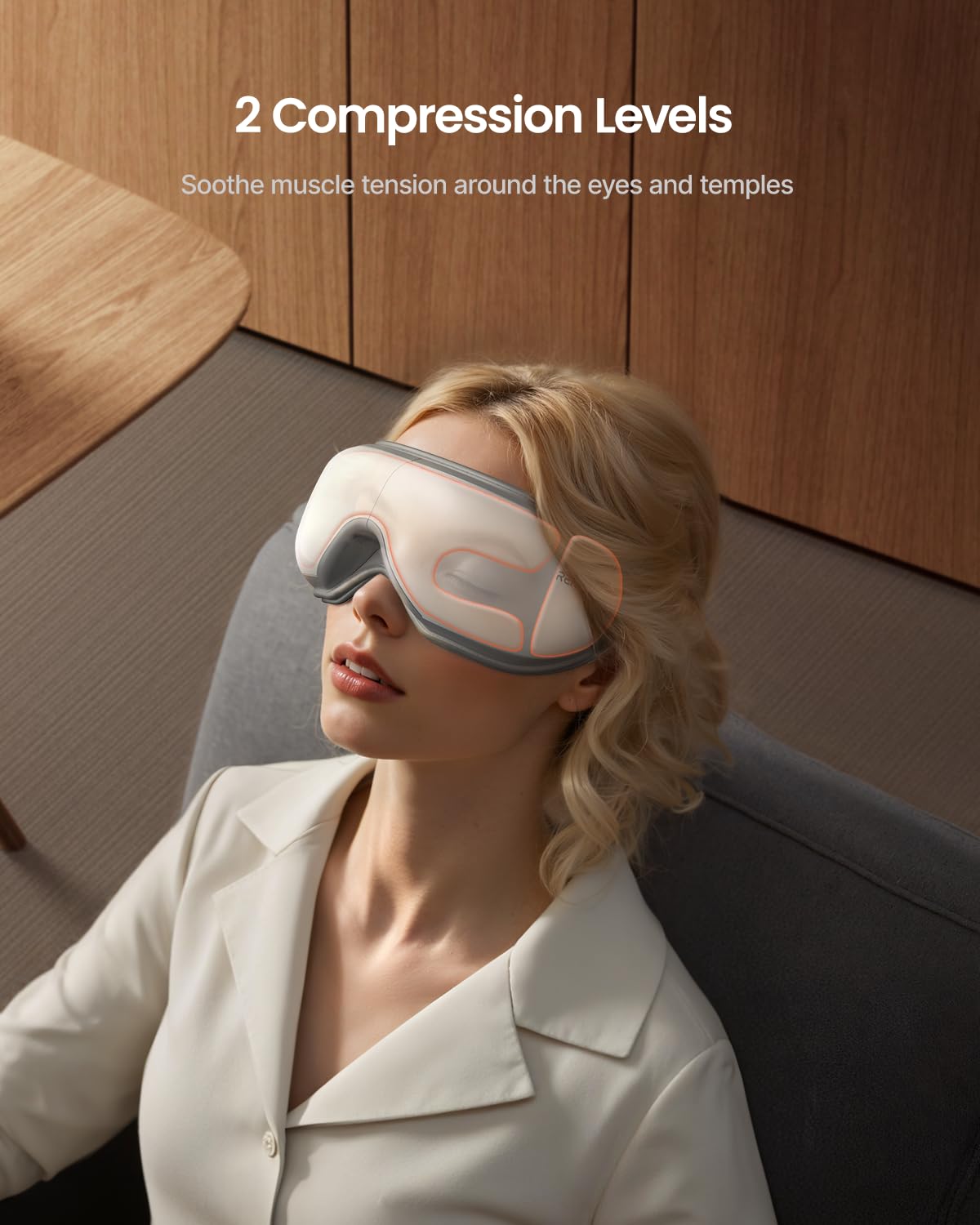 RENPHO Eye Massager with Heat, Mothers Day Birthday Gifts for Women, Her, Men, Him, FSA Eligible HSA Items Lists, Sleep Mask with Remote Compress, Head Massager for Migraine Relief Stye Eye Eyeris 1 - Image 5