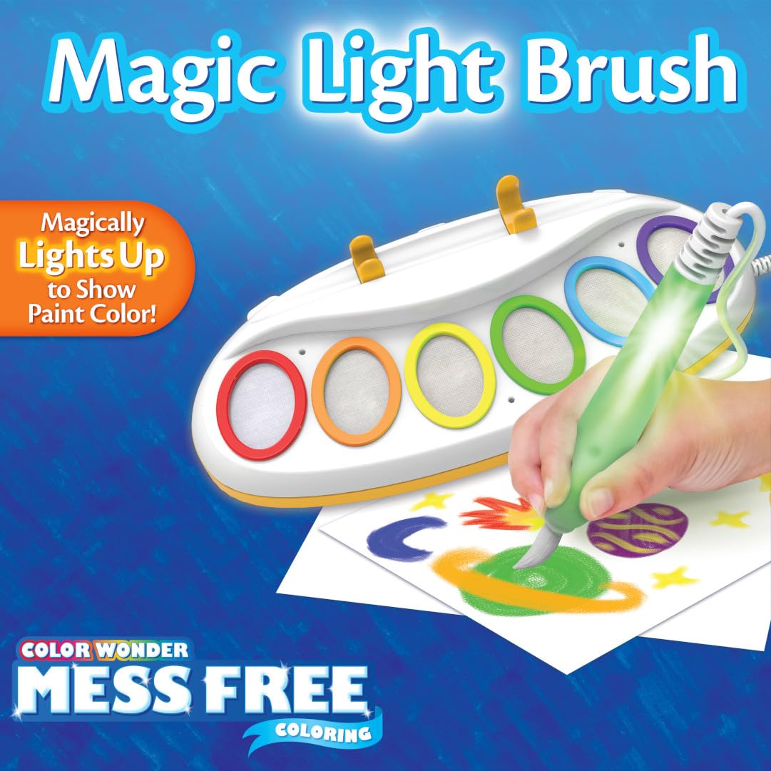Crayola Color Wonder Magic Light Brush, Mess Free Painting Station for Kids, Easter Basket Essential & Stuffer, Easter Gift for Kids, Toddler Activity Toy, Ages 3+ - Image 3