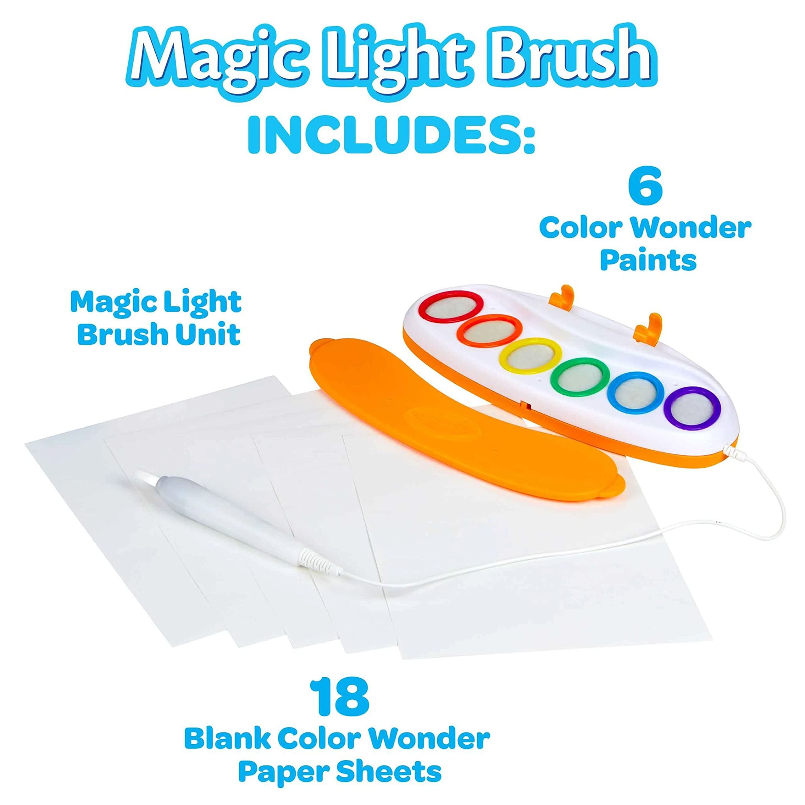 Crayola Color Wonder Magic Light Brush, Mess Free Painting Station for Kids, Easter Basket Essential & Stuffer, Easter Gift for Kids, Toddler Activity Toy, Ages 3+ - Image 4