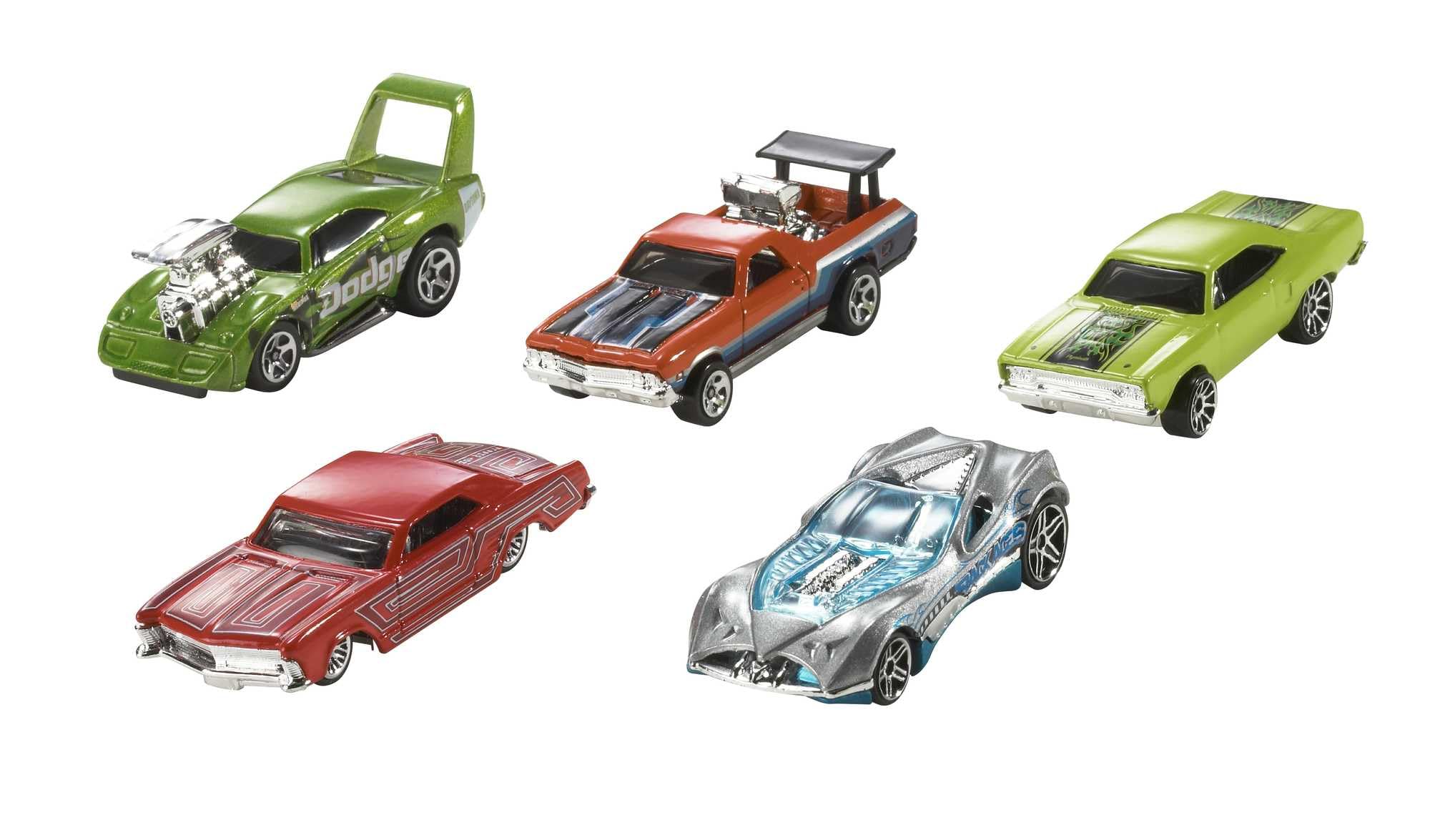 Hot Wheels Set of 10 1:64 Scale Toy Trucks and Cars for Kids and Collectors, Styles May Vary (Amazon Exclusive) - Image 2